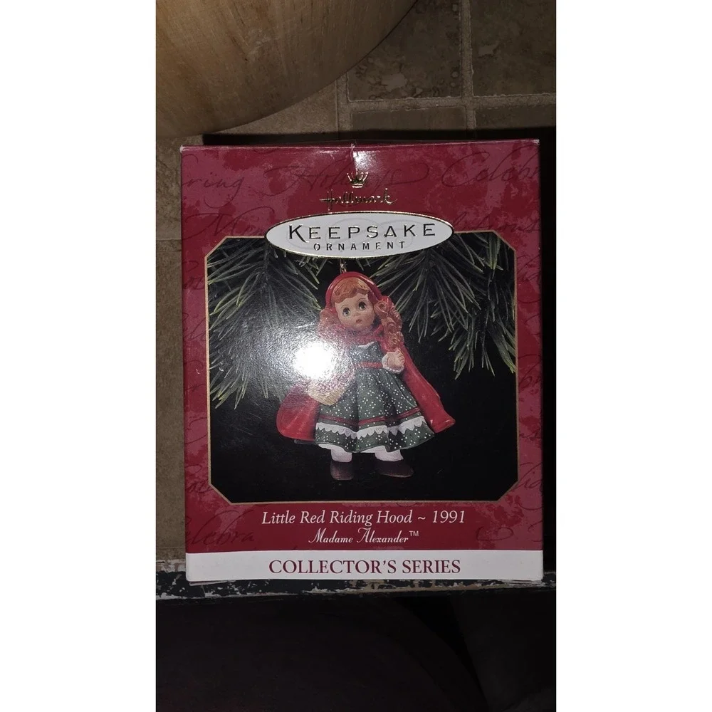 1991 97 Hallmark Keepsake Ornament Little Red Riding Hood Madame Alexander INBOX